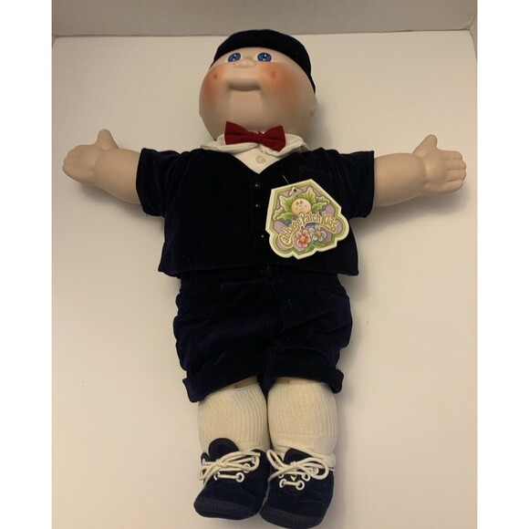 Cabbage Patch Kids 1984 Jeffrey Nicholas Porcelain Doll #4884 Vintage- applause